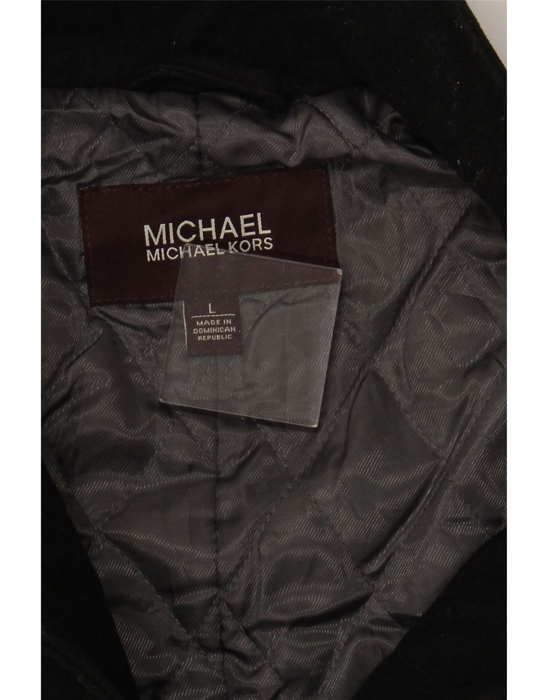 MICHAEL KORS Veste utilitaire pour homme UK 40 Large Noir