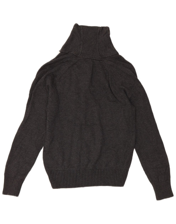 Tommy Hilfiger Pull à col châle pour femme UK 14 Large Gris