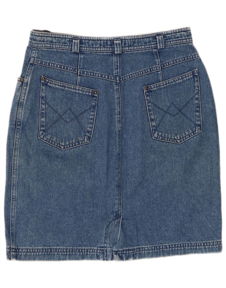 jupe en denim femme vintage EU 40 Moyen W28 Coton Bleu