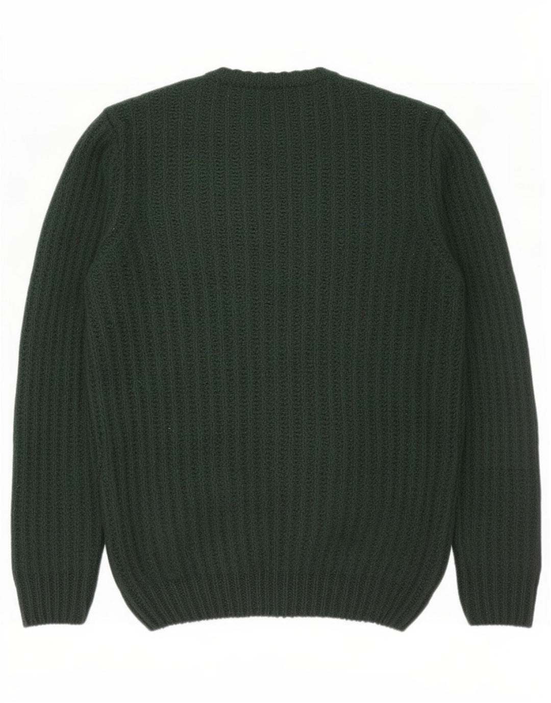 Zara Pull Col Rond Homme Vert Moyen Acrylique
