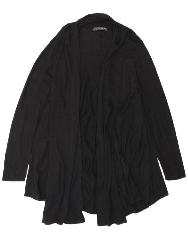 MARKS & SPENCER Pull cardigan ouvert long pour femme UK 20 2XL Noir