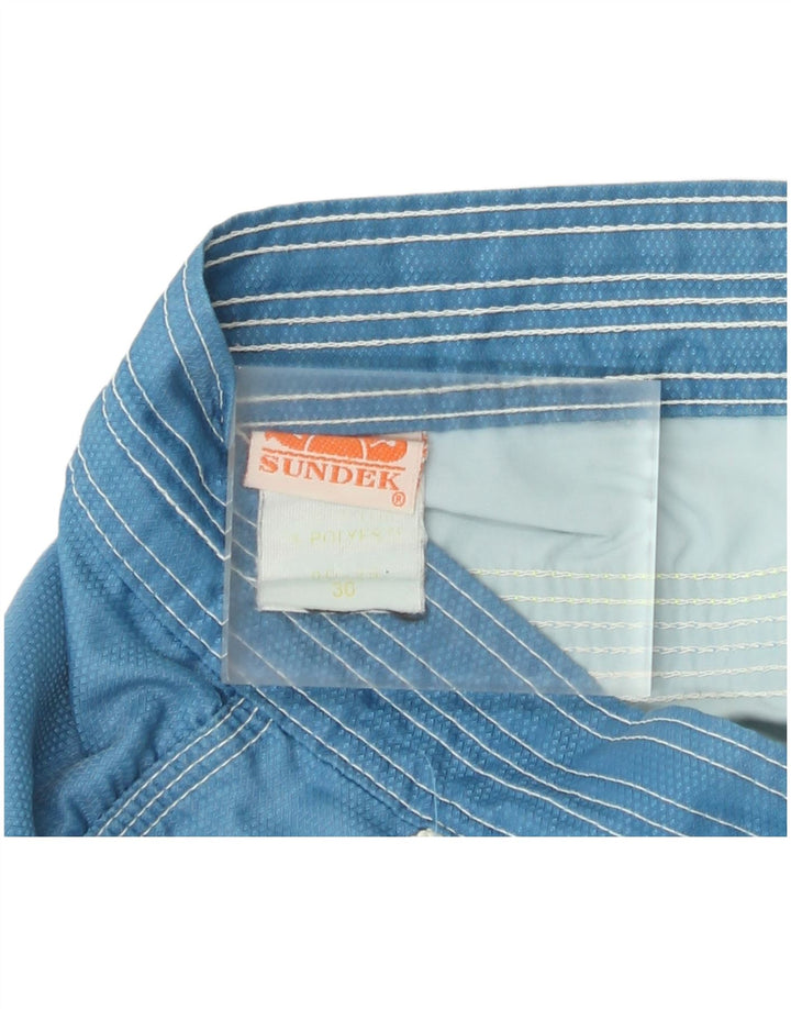 Sundek Short de Bain Homme Bleu Moyen Polyester