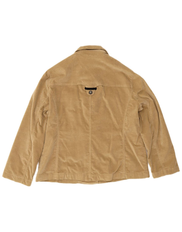 Krizia Veste utilitaire pour femme UK 16 Large Beige Coton