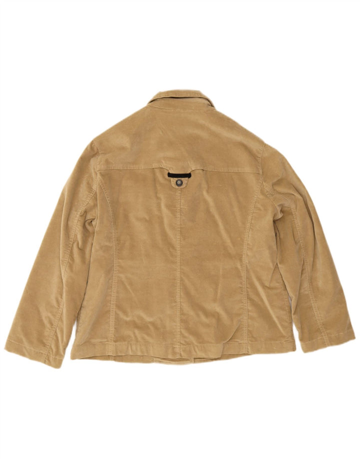 Krizia Veste utilitaire pour femme UK 16 Large Beige Coton