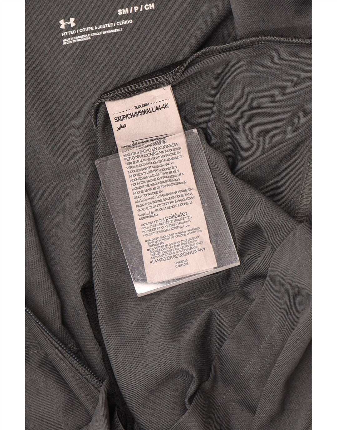 Under Armour Veste de Survêtement Homme Petit Gris Polyester