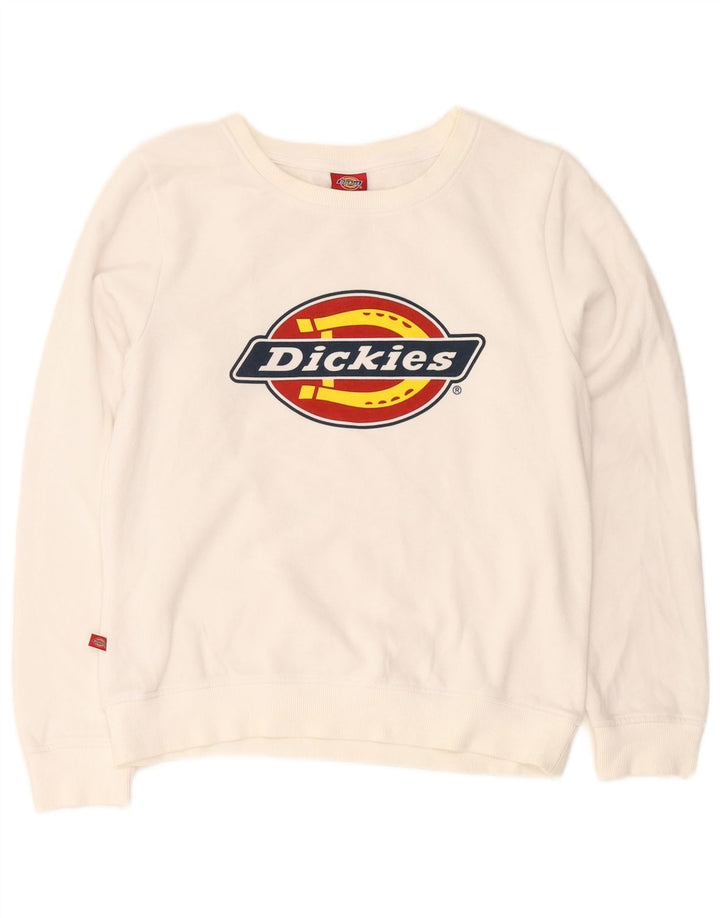 Dickies Sweat-shirt graphique pour garçon 11-12 ans Blanc Coton