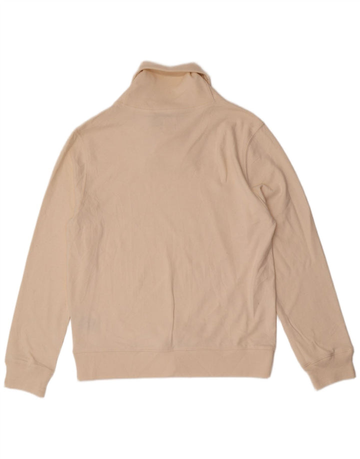 Dockers Sweatshirt Jumper XL Coton Blanc Cassé Homme