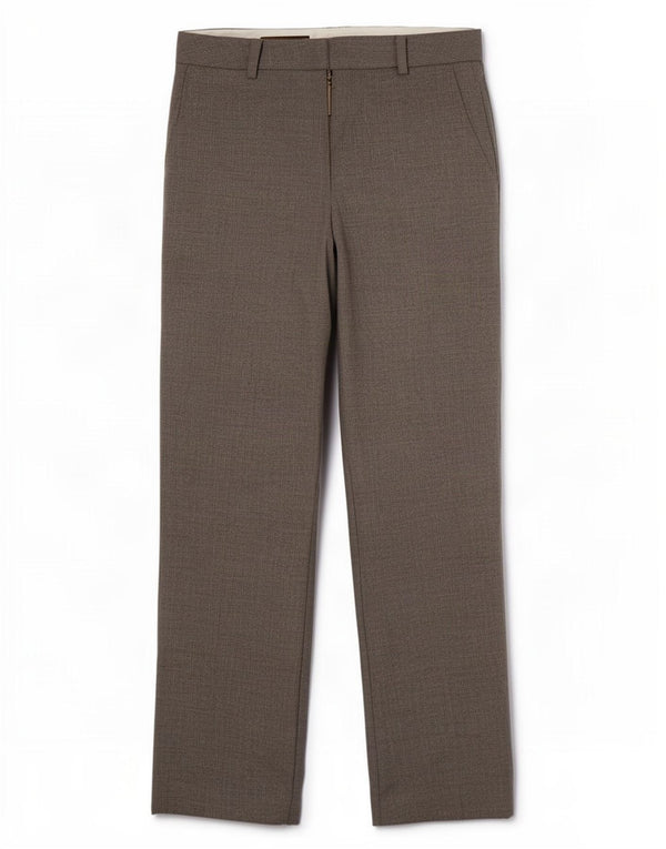 Brooks Brothers Pantalon de costume droit pour femme US 6 Medium W30 L30 Laine grise