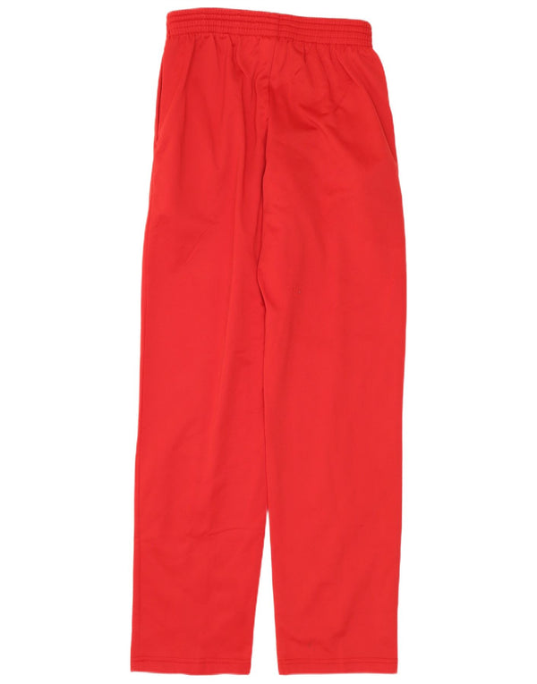 ASICS Pantalon de survêtement graphique pour femme UK 10 Small Rouge Polyester