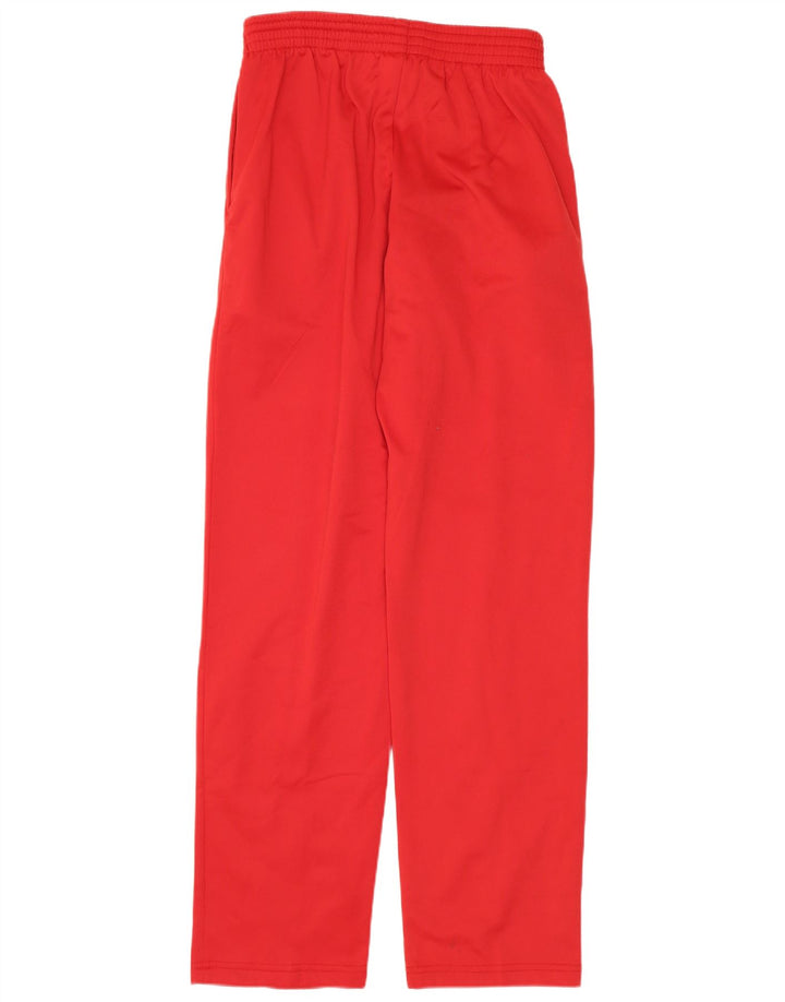 ASICS Pantalon de survêtement graphique pour femme UK 10 Small Rouge Polyester