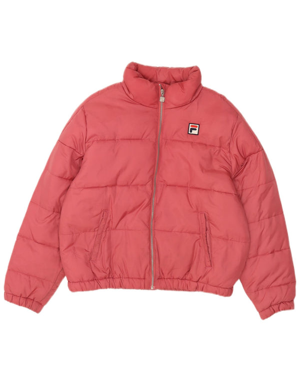 Fila Veste matelassée coupe ample pour femme UK 14 Polyester rose moyen