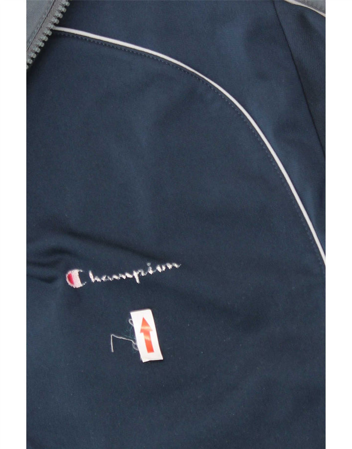 Champion Veste de survêtement pour homme XL Bleu marine Colorblock Polyester