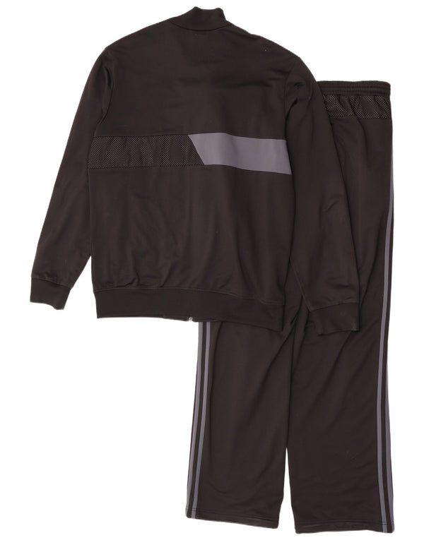 Adidas Survêtement complet graphique pour homme Large Noir Colorblock Polyester