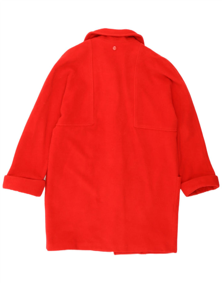 vintage Femme Duffle Coat UK 14 Grand Rouge