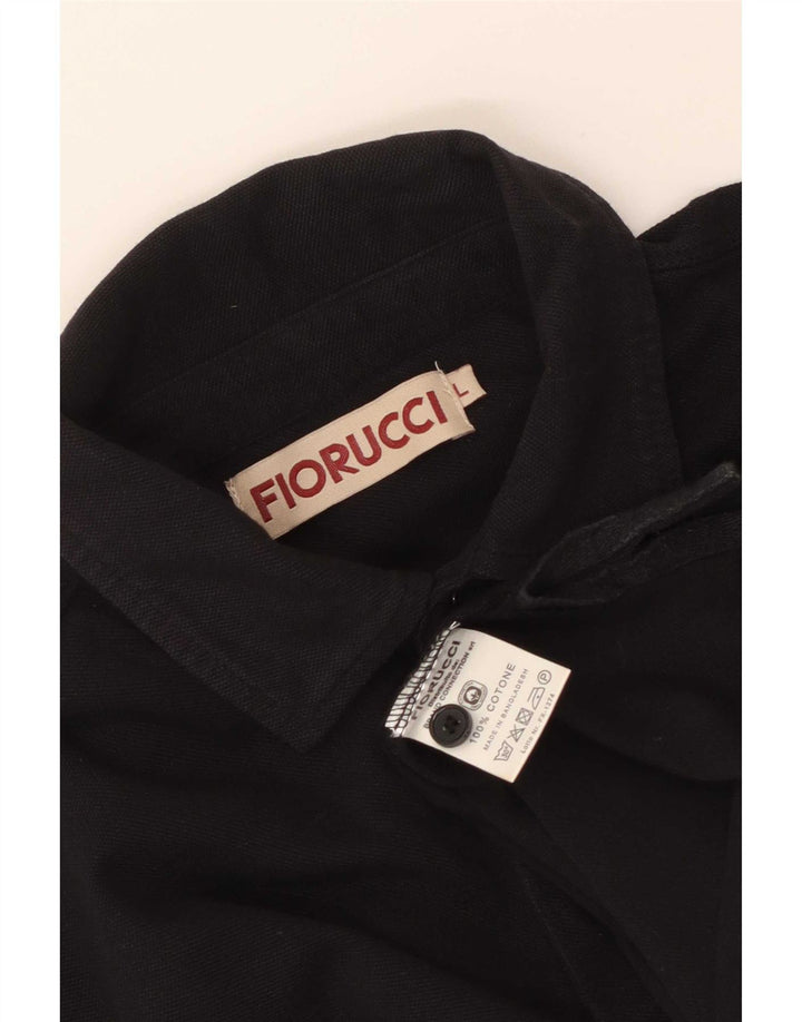 Fiorucci Polo Homme Grand Noir Coton