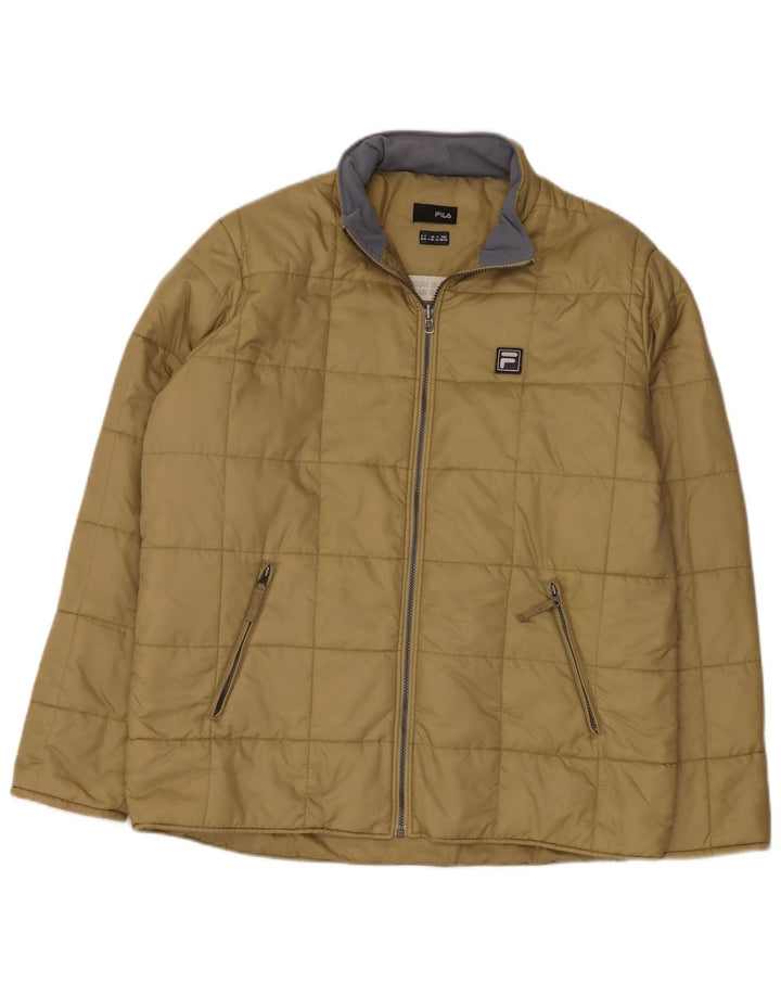 FILA Veste matelassée homme UK 44 2XL Beige Polyamide