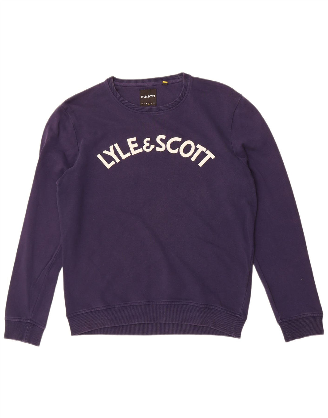 Lyle & Scott Sweat-shirt graphique pour homme en coton bleu marine Taille L