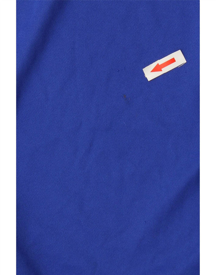 Adidas Homme Climalite T-Shirt Haut Bleu Moyen Colorblock Polyester