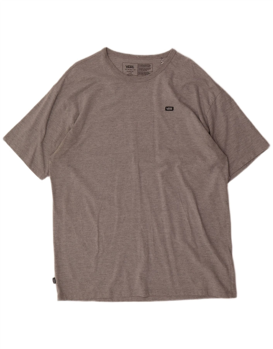 VANS T-shirt coupe classique pour homme XL en coton gris
