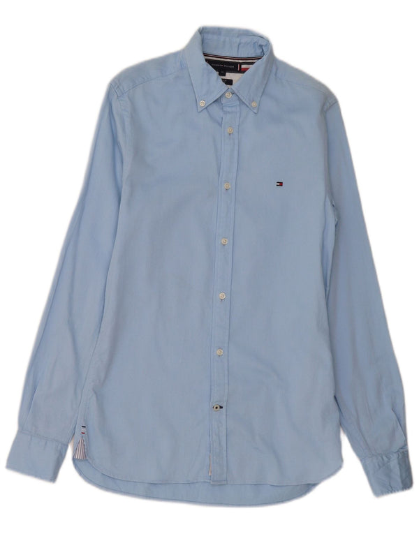 Tommy Hilfiger Chemise Slim Fit XS Bleu Coton