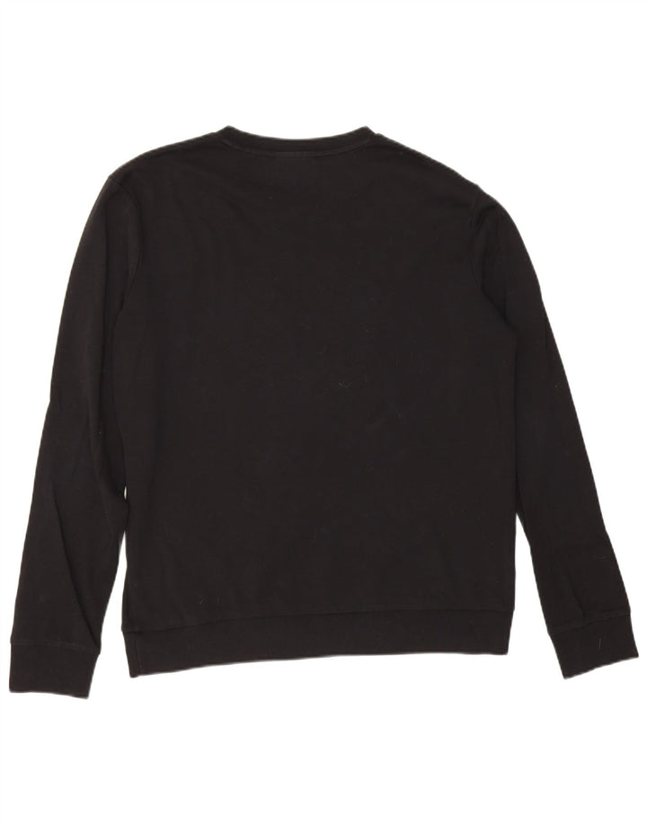 Hugo Boss Pull-over graphique pour hommes, grand coton noir
