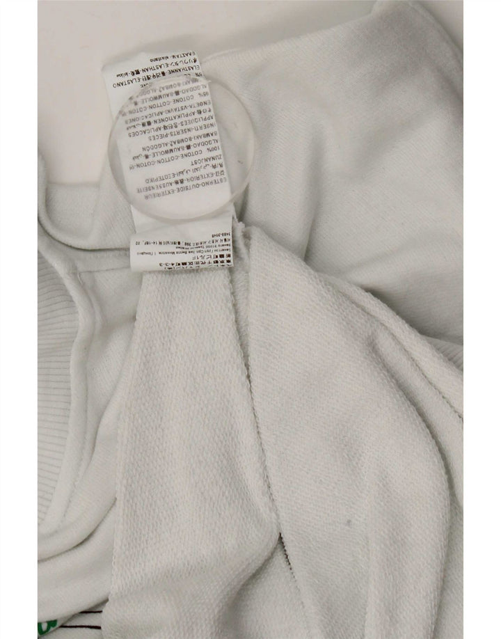 Benetton Sweat-Shirt Graphique Peanuts Homme Blanc Moyen Colorblock