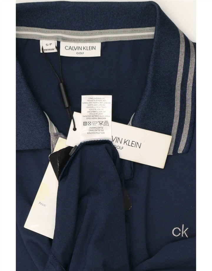 Calvin Klein Polo Homme Petit Bleu Marine Polyester