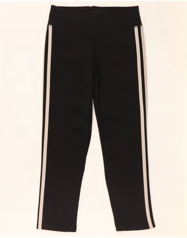 Adidas Climalite Capri Leggings UK 8/10 Petit Noir Polyester