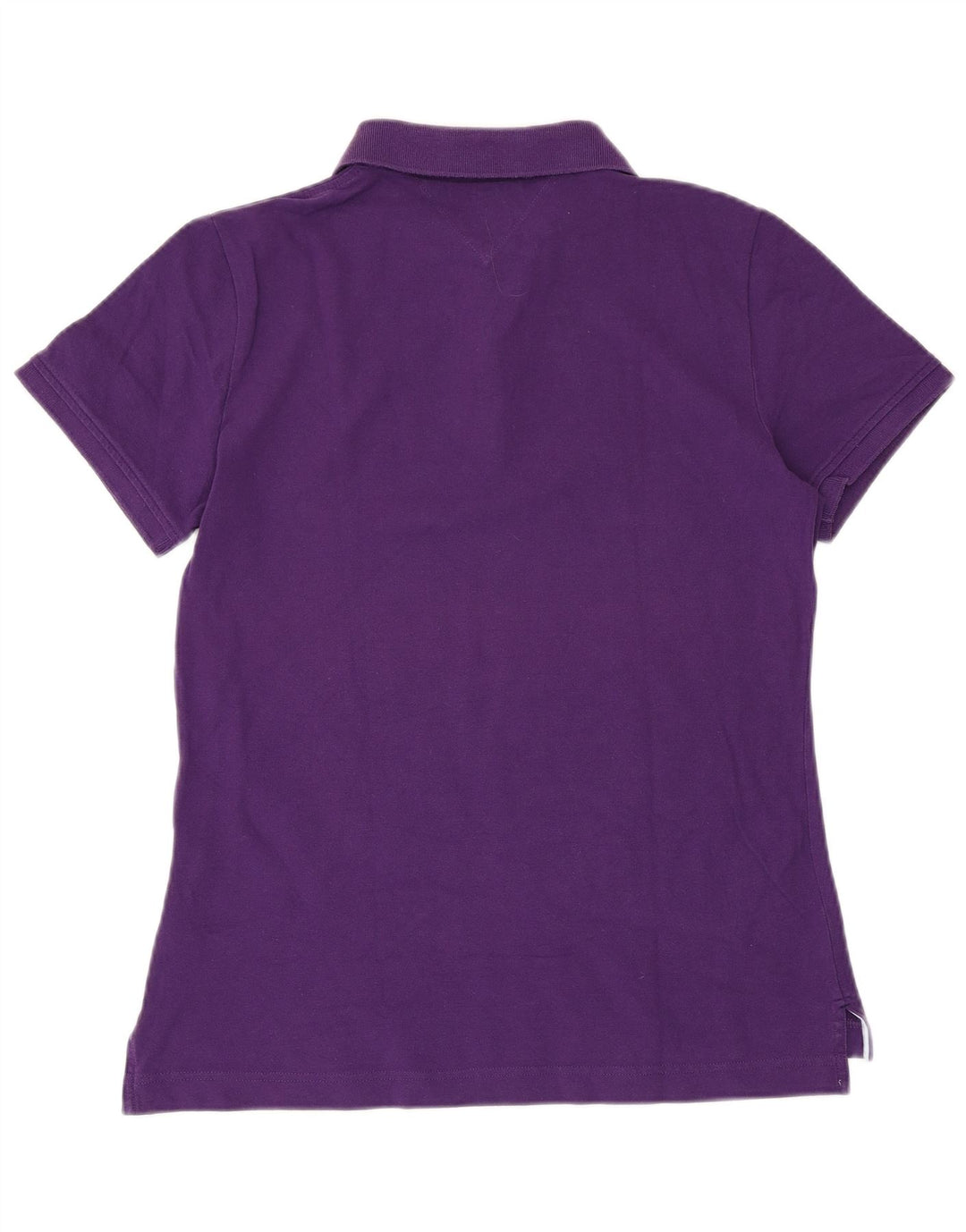 TOMMY HILFIGER Polo coupe classique pour femme UK 14 Grand coton violet