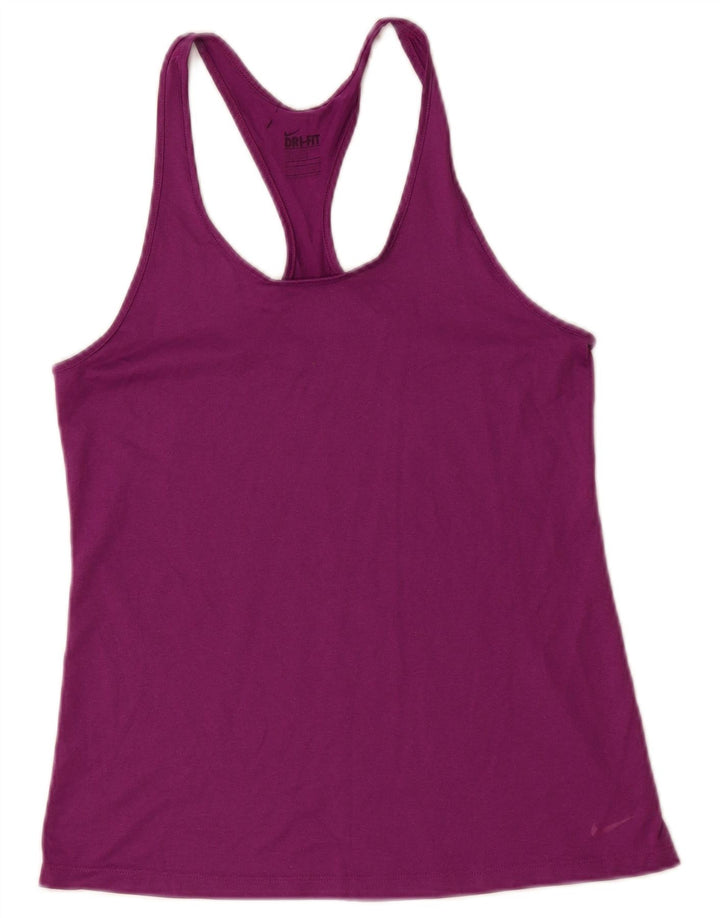 NIKE Débardeur Dri Fit pour femme UK 8 Small Violet