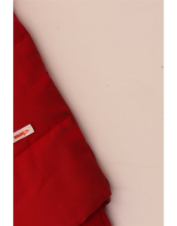 Marks & Spencer Veste matelassée à capuche pour homme UK 38 Rouge moyen Colourblock