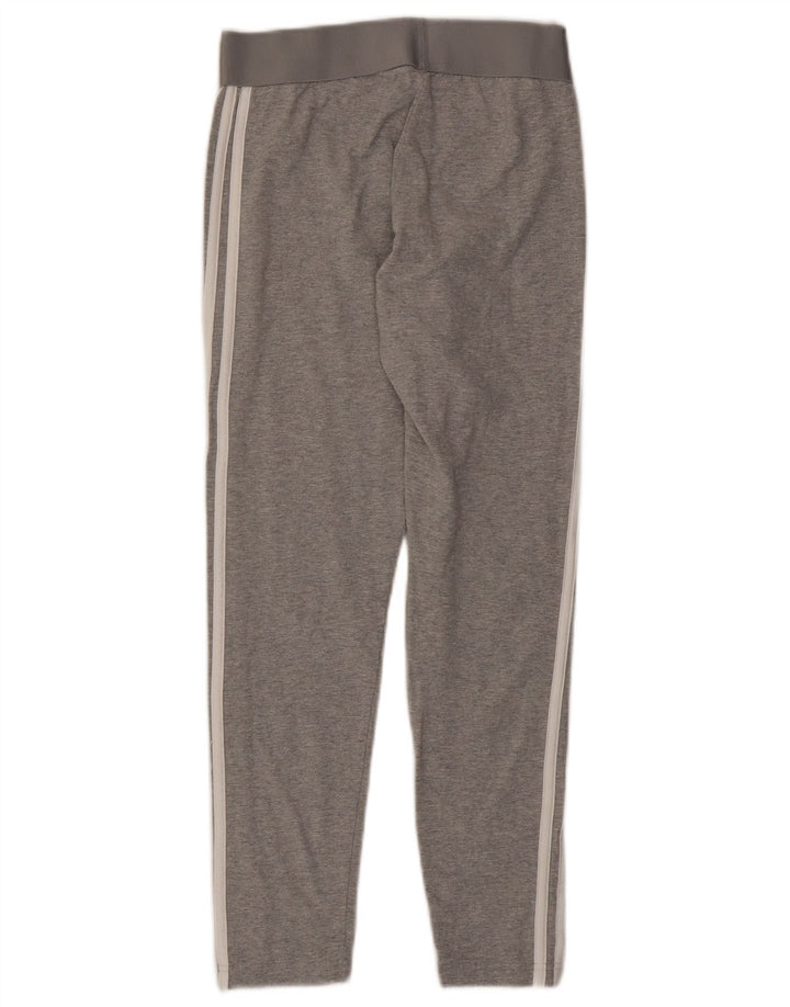 Adidas Leggings Femme UK 12/14 Coton Gris Moyen