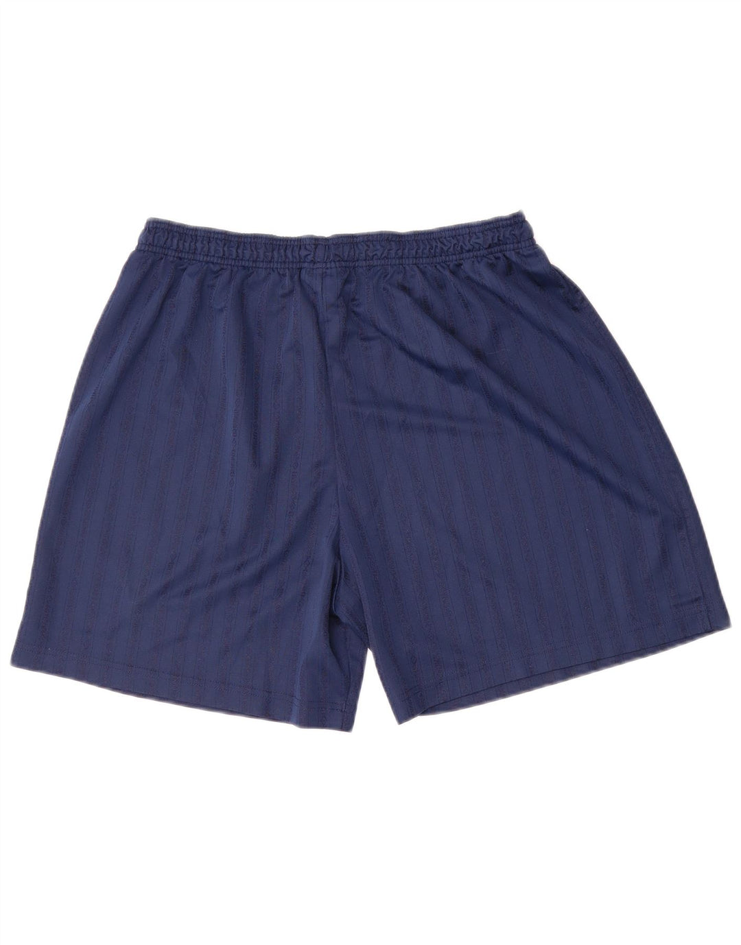 Umbro Short de sport homme XL bleu marine à fines rayures en polyester