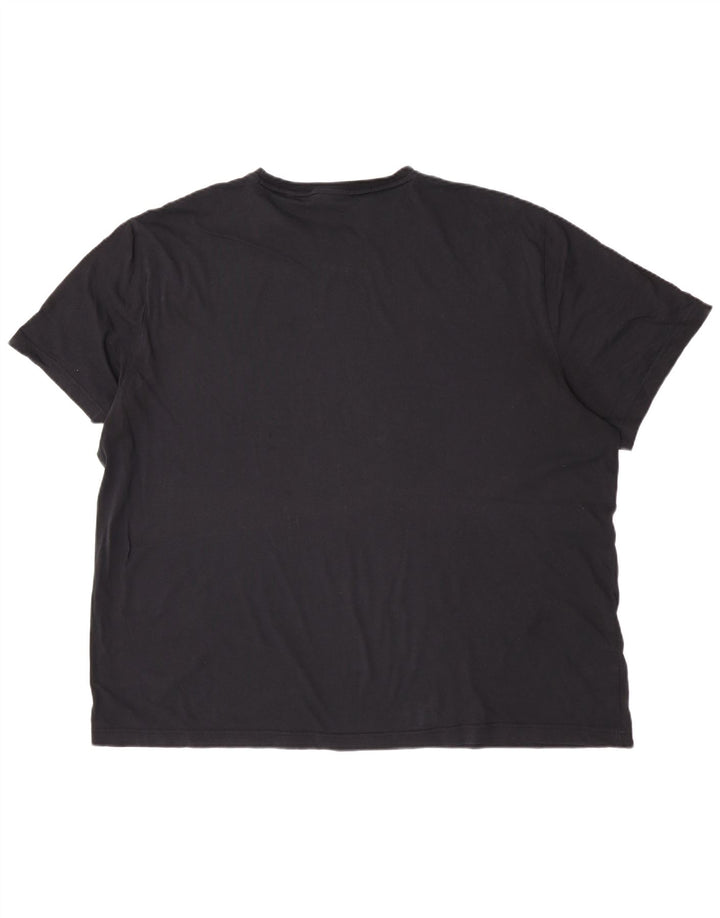 Gant T-Shirt Homme Haut 5XL Noir