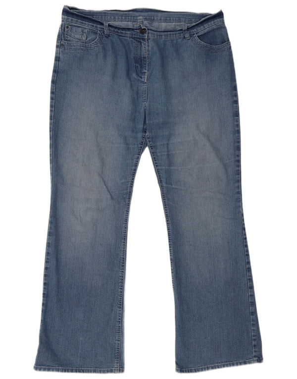 Marks & Spencer Jean bootcut pour femme UK 18 XL W38 L30 Bleu Coton