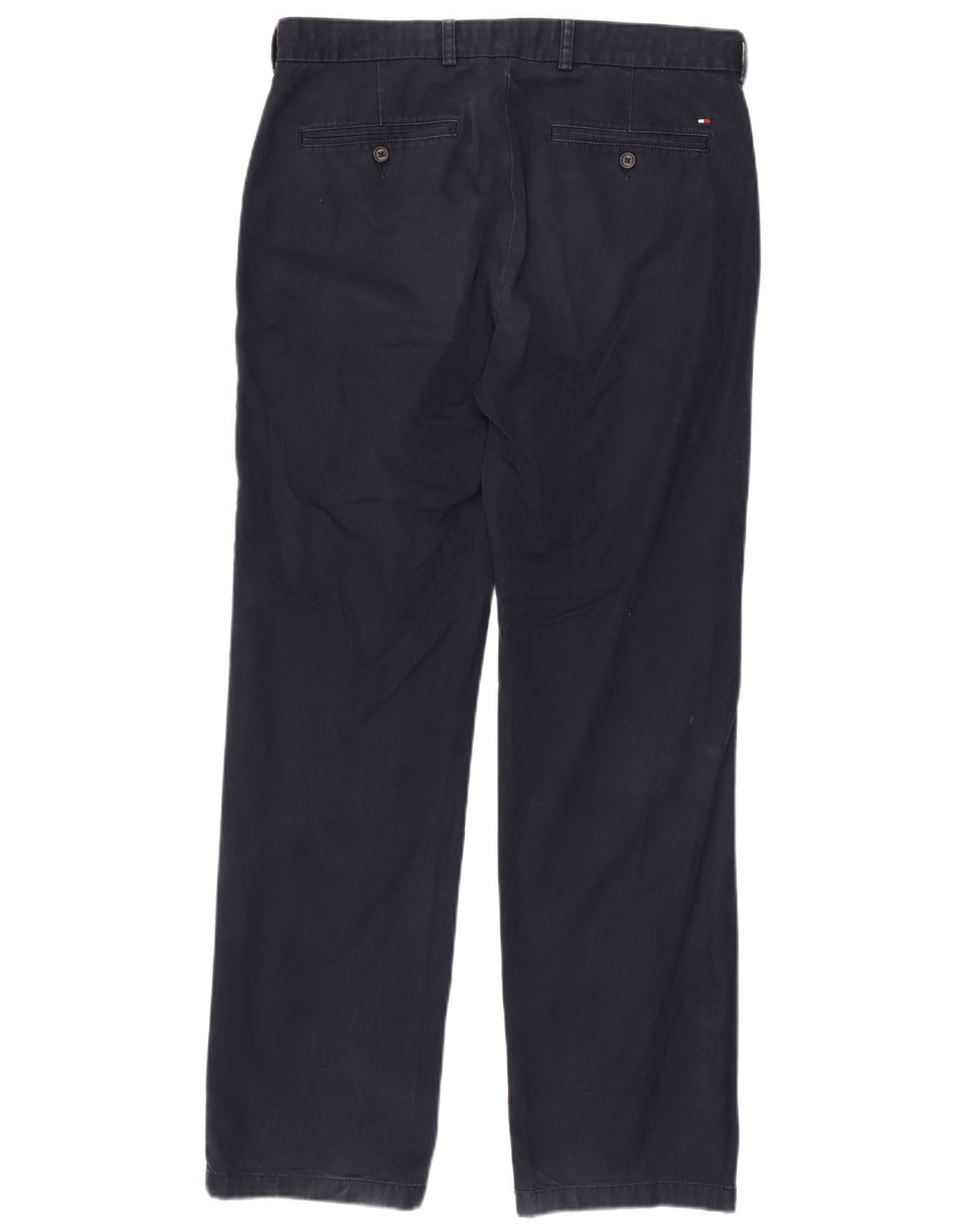 TOMMY HILFIGER Pantalon Chino Droit Homme W34 L34 Bleu Marine Coton