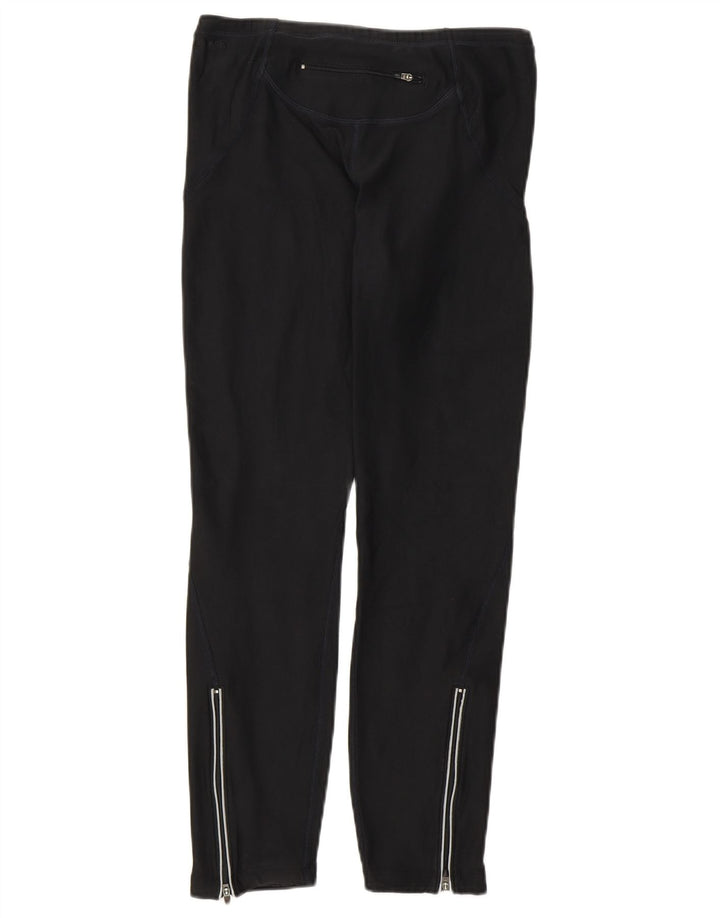 Nike Legging court pour femme UK 10/12 Noir moyen Polyester Sports