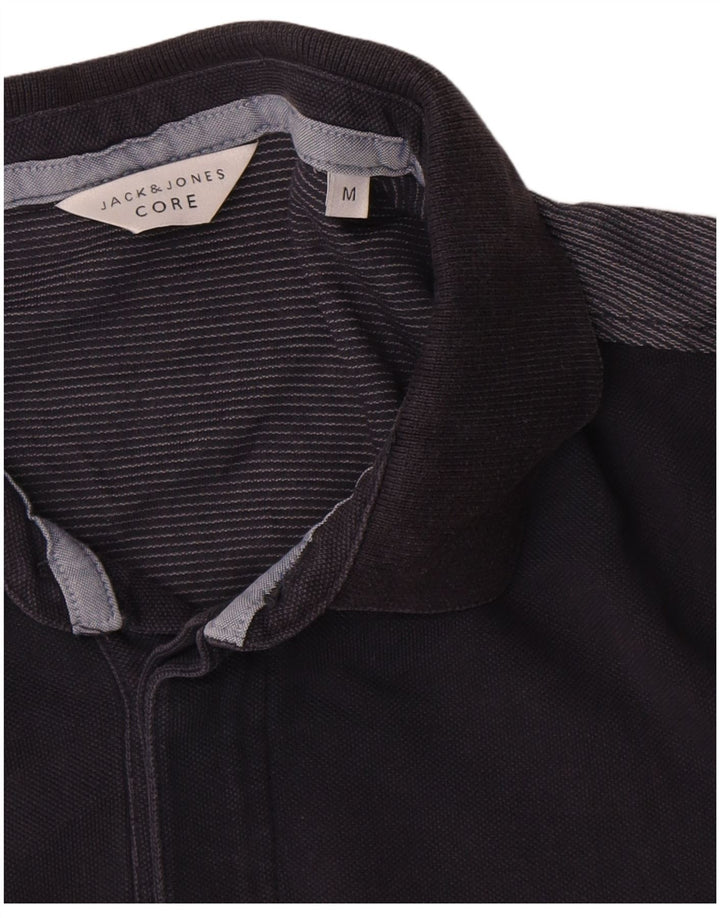 Jack & Jones Polo Homme Bleu Marine Moyen Colorblock Coton
