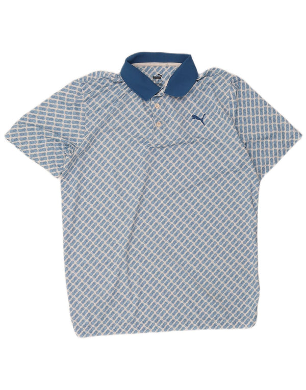 Puma Polo Abstract Pattern Homme Bleu Festival