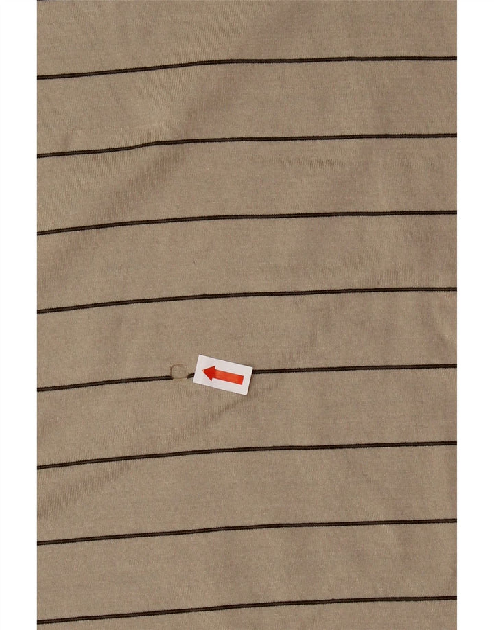 IZOD Polo Homme Grand Coton Rayé Beige