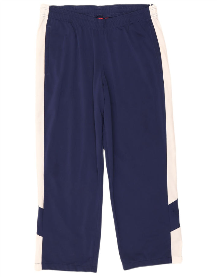 Puma Pantalon de Survêtement Homme Large Bleu Marine Colourblock