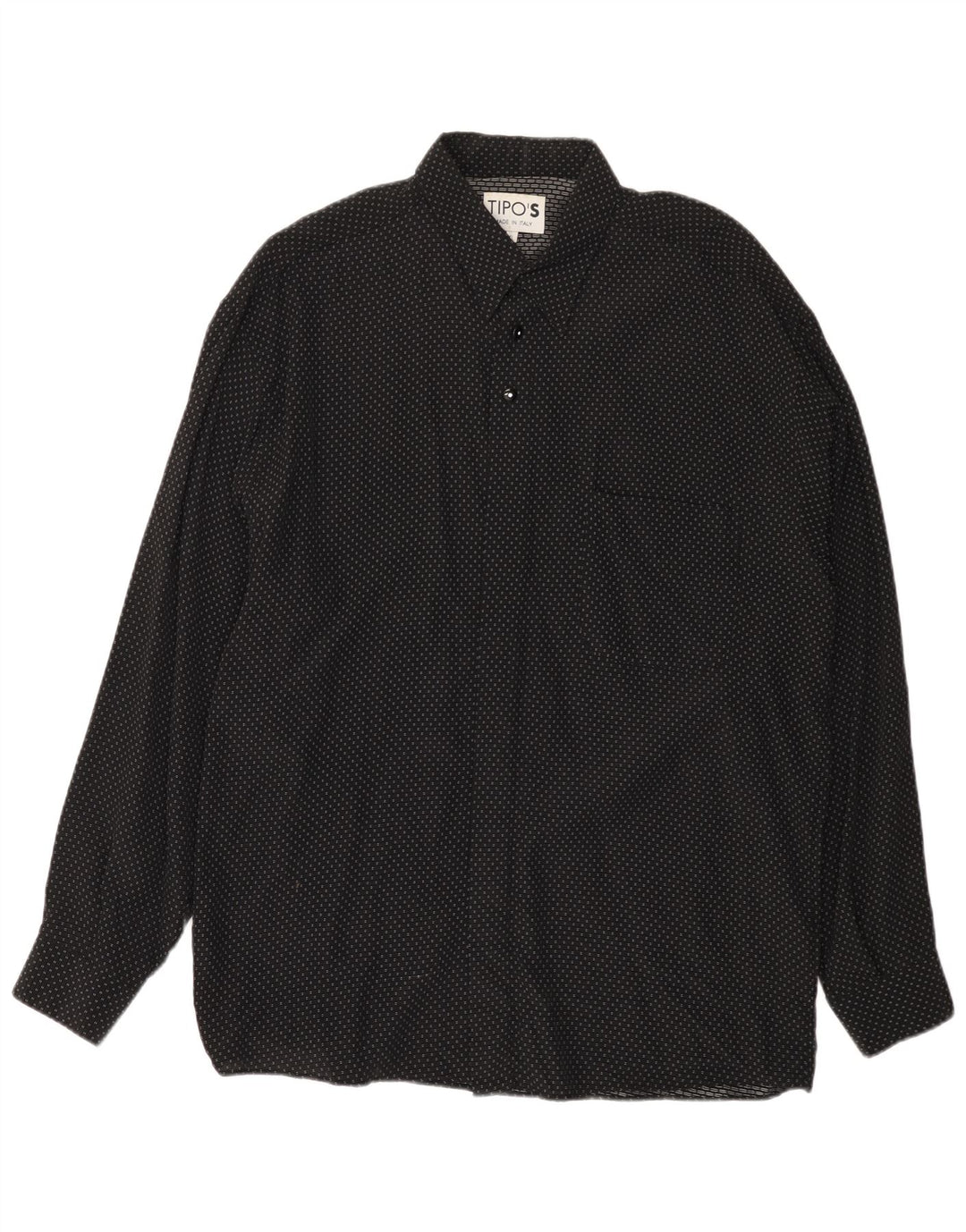 Chemise Homme Tipo' S XL Viscose Tachée Noir