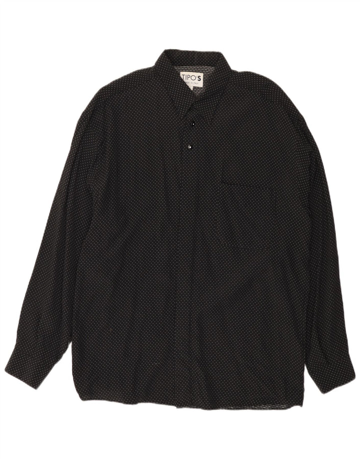 Chemise Homme Tipo' S XL Viscose Tachée Noir