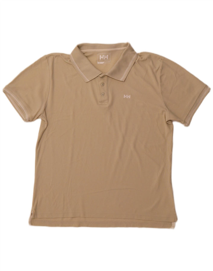 HELLY HANSEN Polo Homme Large Beige Polyamide