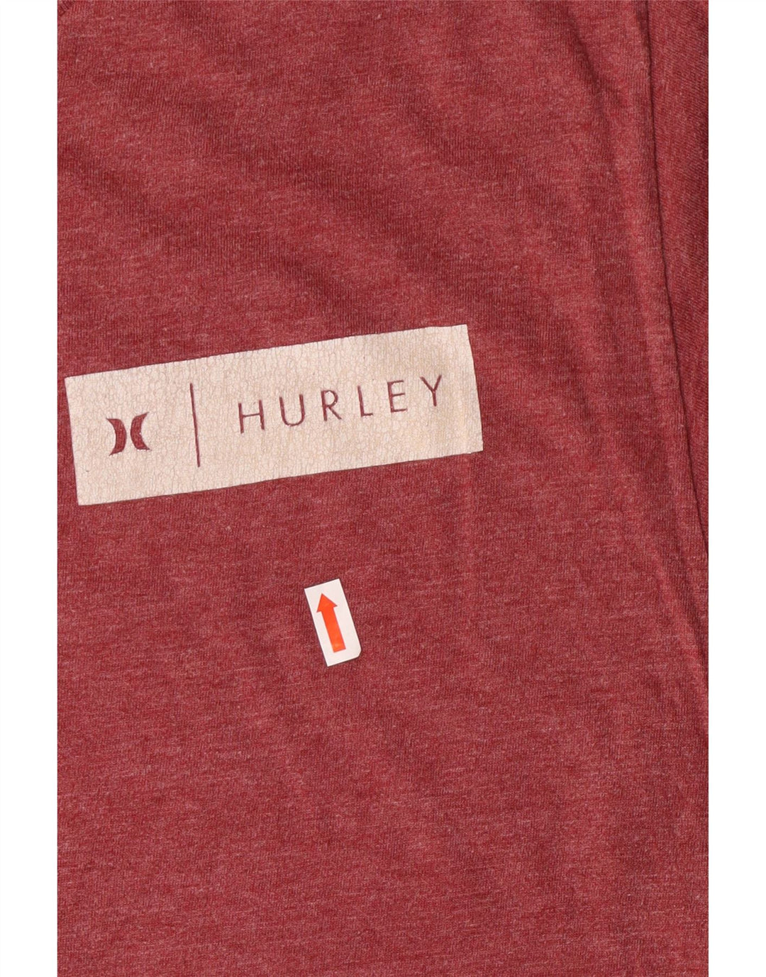 Hurley T-Shirt Homme Coton Bordeaux Moyen