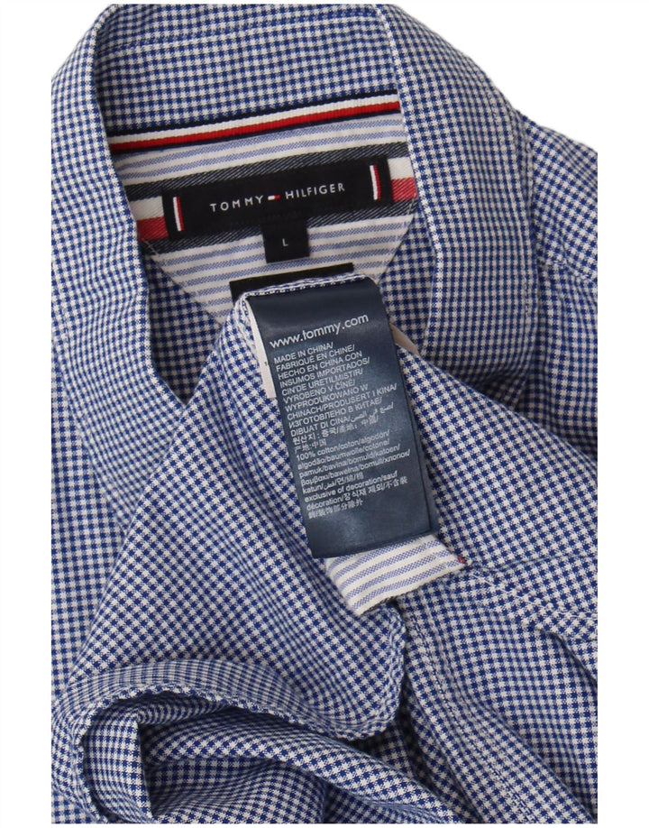 Tommy Hilfiger Chemise Homme Grand Bleu Vichy Coton