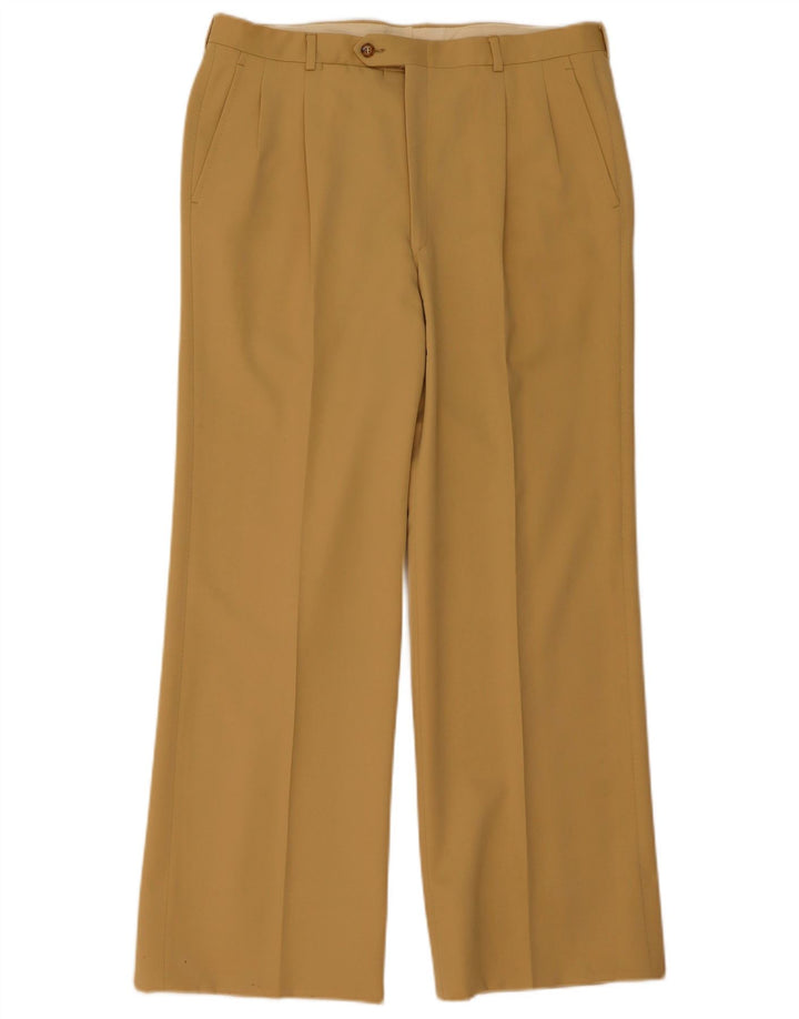 Costume 2 Pièces Vintage Homme Double Boutonnage Moyen W34 L31 Beige