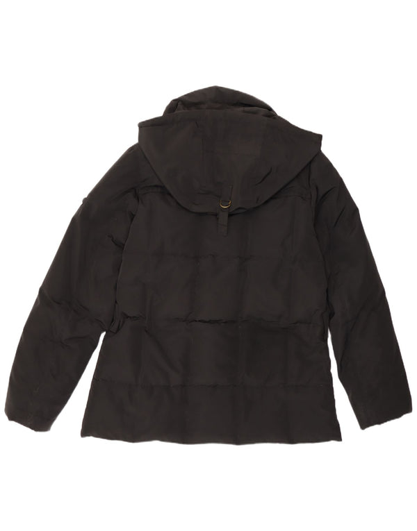 Ellesse Veste matelassée à capuche pour femme UK 18 XL Noir Polyester