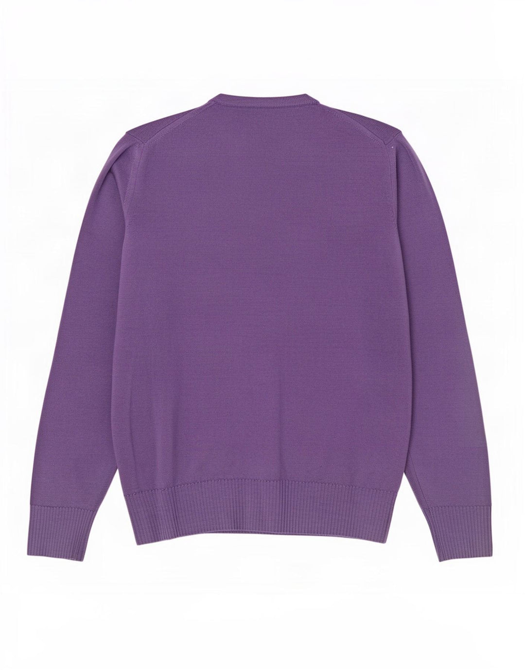 Zara Pull col V pour homme en laine violette Taille L