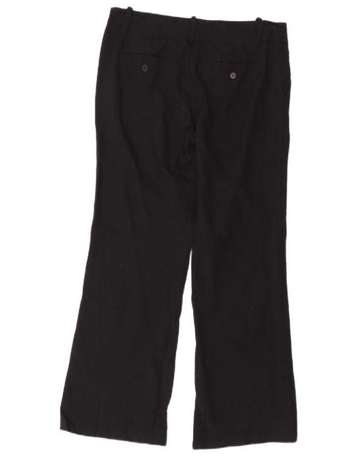 Zara Pantalon Chino Bootcut Femme EU 40 Moyen W30 L28 Noir Polyester